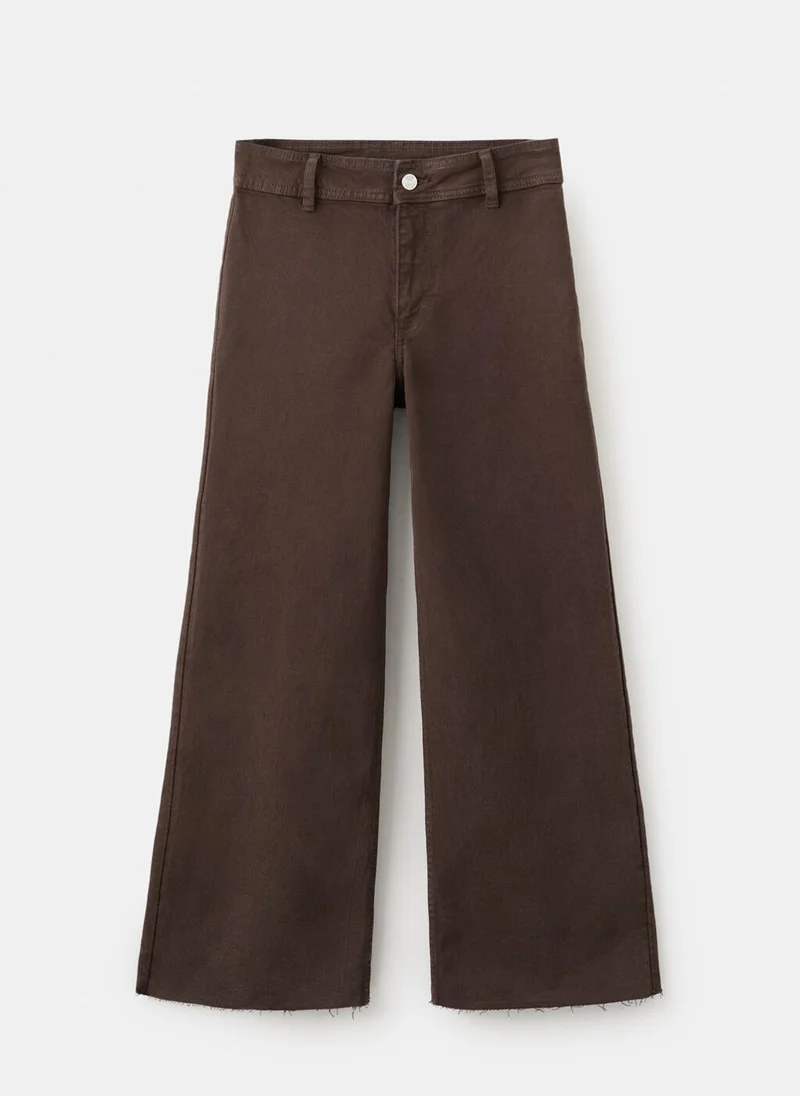 MANGO  Catherin culotte high-rise jeans for Women | Best Price UAE